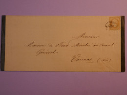 BQ17 FRANCE BELLE LETTRE  1867  PARIS  A VOUNAS .  CHATEAU DE ST PULGENT   +NAP.  10C +AFF. INTERESSANT++ ++ - 1862 Napoléon III