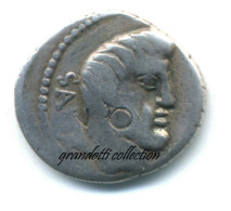 TITURIA DENARIO CON TARPEIA 89 A.C. MONETA REPUBBLICA ROMANA VARESI 587 - Republiek (280 BC Tot 27 BC)