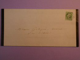 BQ17 FRANCE BELLE LETTRE  1866 PARIS R DE SEINE  +NAP.  5 C VERT  SEUL +AFF. INTERESSANT++ ++ - 1862 Napoléon III