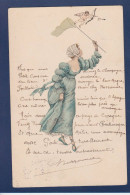 CPA 1 Euro Angelot Ange Illustrateur Femme Woman Art Nouveau Circulé Prix De Départ 1 Euro - 1900-1949