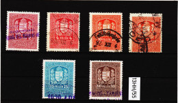 13HH/55 LOT - STEMPELMARKEN ÖSTERREICH / UNGARN 1926  2-4-10-40-75-80 F Entwertet - Fiscali