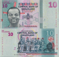 Swasiland Pick-Nr: 41 Bankfrisch 2015 10 Emalangeni - Swasiland