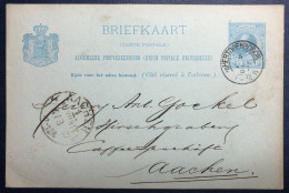 Pays-Bas, Entier Carte Postale TAD 's-Hertogenbosch 4.8.1887 - (N550) - Ganzsachen
