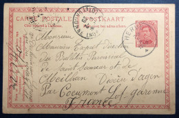 Belgique, Entier Carte, Cachet HERVE 6.II.1920 - (N555) - Cartes Postales 1909-1934