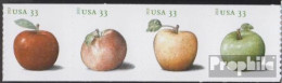 USA 4919BC-4922BC Viererstreifen (kompl.Ausg.) Postfrisch 2013 Apfelsorten - Neufs