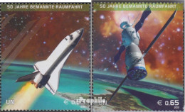 UNO - Wien 715-716 (kompl.Ausg.) Postfrisch 2011 Raumfahrt - Unused Stamps
