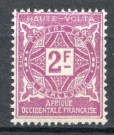 02-TOM2 < HAUTE VOLTA < TAXE N° 19 ** Neuf Luxe Gomme Coloniale ** MNH - - Portomarken