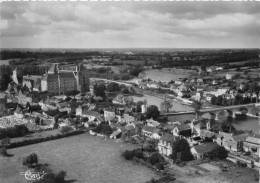 72-SOLESMES- L'ABBAYE SAINT PIERRE VUE AERIENNE - Solesmes