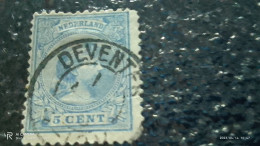 HOLLANDA-1891-93      5C     USED- - Gebruikt