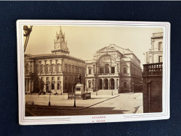 Avignon * Place Du Théâtre * Photo CD Cabinet Circa 1872 - Avignon