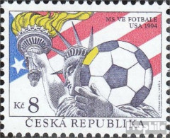 Tschechien 45 (kompl.Ausg.) Postfrisch 1994 Fußball - Ungebraucht