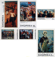 112079 MNH ALBANIA 1970 PINTURAS DE LA GALERIA NACIONAL ARTEVE EN TIRANA - Otros & Sin Clasificación