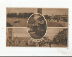 LEYTONSTONE HOLLOW POND WHIPPS CROSS. CHURCH LANE AND G E R STATION. ST JOHN'S PARISH CHURCH . HIGH ROAD - London Suburbs