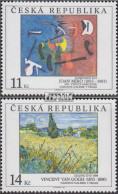 Tschechien 26-27 (kompl.Ausg.) Postfrisch 1993 Kunst - Neufs