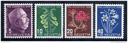 SWITZERLAND 1948 Pro Juventute Set  LHM / *.  Michel 514-17 - Nuevos