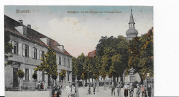 67 - BRUMATH - SCHLOSPLATZ MIT SCHLOSKIRCHE - - Brumath