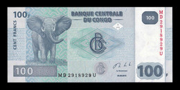 Congo República Democrática 100 Francs 2013 Pick 98b Sc Unc - Republik Kongo (Kongo-Brazzaville)