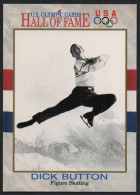 UNITED STATES - U.S. OLYMPIC CARDS HALL OF FAME - ICE FIGURE SKATING - DICK BUTTON - # 12 - Trading Cards