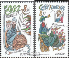 Tschechien 144-145 (kompl.Ausg.) Postfrisch 1997 Sagen - Unused Stamps