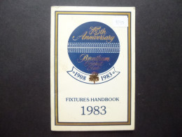 GREAT BRITAIN DOCUMENTS BRENTHAM CRICKET CLUB 75 YEAR FIXURES - Ver. Königreich