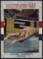 UNITED STATES - U.S. OLYMPIC CARDS HALL OF FAME - SWIMMING - JOHN NABER - # 18 - Trading Cards