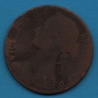 UK 1 PENNY 1875 KM# 755 VICTORIA - D. 1 Penny