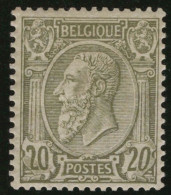 TIMBRE Belgique - COB 47 * - 20 C - 1884 / 91 - Cote 270 - 1884-1891 Léopold II