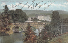 ANGLETERRE - Derbyshire - Chatsworth House - Carte Postale Ancienne - Sonstige & Ohne Zuordnung