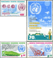 215065 MNH ESTE AFRICANO 1973 CENTENARIO DE LA ORGANIZACION MUNDIAL DE METEOROLOGIA - Otros & Sin Clasificación