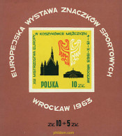 52913 MNH POLONIA 1963 13 CAMPEONATO DE EUROPA DE BALONCESTO MASCULINO EN WROCLAW - Andere & Zonder Classificatie