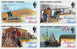 50357 MNH FALKLAND 1976 GANADERIA - Chevaux