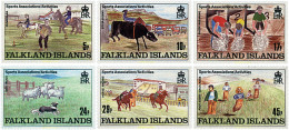 50888 MNH FALKLAND 1989 DIBUJOS INFANTILES - Chevaux