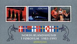 96778 MNH FEROE 1993 10 ANIVERSARIO DE LA CASA NORDICA DE TORSHAVN - Autres & Non Classés