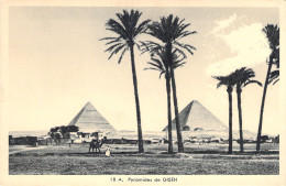 EGYPTE - Pyramide De Giséh - Etat - Carte Postale Ancienne - Gizeh