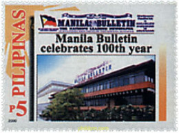 54912 MNH FILIPINAS 2000 CENTENARIO DEL PERIODICO "MANILA BULLETIN" - Altri & Non Classificati