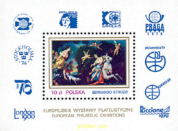 156122 MNH POLONIA 1979 EXPOSICIONES FILATELICAS INTERNACIONALES - Otros & Sin Clasificación