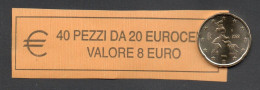 20 CENT ITALIA  2022 - ROLL  ORIGINALE ZECCA - DATA VISIBILE - FDC - Rotolini