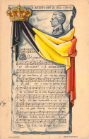 Drapeau BELGIQUE - Hymne Et Partition De Belgique  - Carte Postale Ancienne - Zonder Classificatie