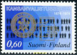 102957 MNH FINLANDIA 1974 CENTENARIO DE LA SOCIEDAD PARA LA EDUCACION POPULAR - Otros & Sin Clasificación
