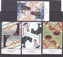 Romania 2021 Dogs 4v, Mint NH - TETE-BECGE!, Health - Nature - Disabled Persons - Dogs - Neufs