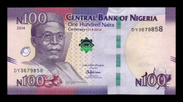 Nigeria 100 Naira Commemorative 2014 Pick 41a Sc Unc - Nigeria