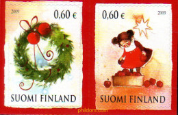 282088 MNH FINLANDIA 2009 NAVIDAD - Gebraucht