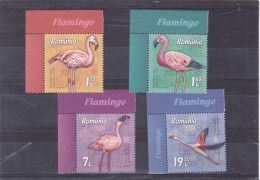 2021, Romania, Flamingos, Animals, Birds, 4 Stamps , MNH(**), LPMP 2336 - Neufs