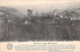 BELGIQUE - Aywaille - Les Ruines Du Château D'Amblève - Vues Des Hauteurs Vers Rouvreux - Carte Postale Ancienne - Autres & Non Classés