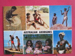 Australie - Australian Aborigenes - Various Aspects Demonstarting Their Traditional Skills - R/verso - Aborigènes