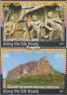 UNO - New York 1630-1631 (kompl.Ausg.) Postfrisch 2017 UNESCO Welterbe Seidenstraße - Unused Stamps