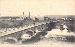 FRANCE - 88 - Vincey - Le Pont De Portieux Et Les Filatures De Vincey - Carte Postale Ancienne - Vincey