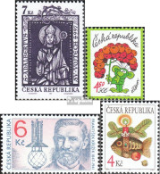 Tschechien 141,149,151,164 (kompl.Ausg.) Postfrisch 1997 Adalbert, Kindertag, Weihnachten, U - Unused Stamps