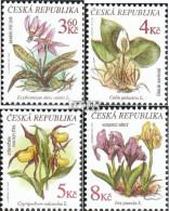 Tschechien 135-138 (kompl.Ausg.) Postfrisch 1997 Pflanzen - Unused Stamps