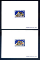 Nouvelle-Calédonie N°387 Et 388, Aquarium De Nouméa, Epreuve De Luxe - (F073) - Covers & Documents